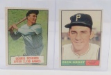 Groat & Gehrig benched 1961 Topps Baseball Cards