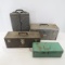 4 Tool Boxes with Tools