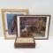 2 Pieces of Native American Art & Sand Box