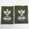 Military paratrooper cloth patches