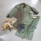 US Military coat, pants, cap & zip lines