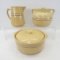Red Wing Pottery Saffronware Beanpot, Casserole