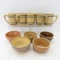 5 Buckey Pure Pottery Mugs & Misc Potter Bowls