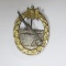 WWII German Kriegsmarine coastal artillery badge
