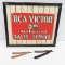 2 Straight Razors and RCA Victor Repro Sign
