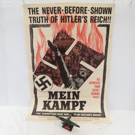 1952 Mein Kampf Poster & plane model