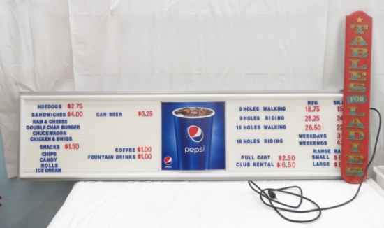 Light Up Letter Board 72x18x6"- Works