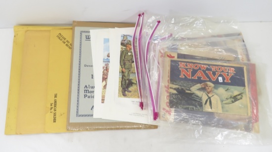 Leatherneck magazines, military art prints