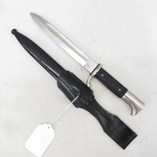 WWII Tiger Solingen Bayonet, Scabbard & Frog
