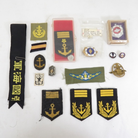 Vintage Japanese Navy insignia & patches