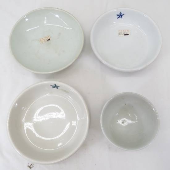 WWII Japanese mess hall bowls