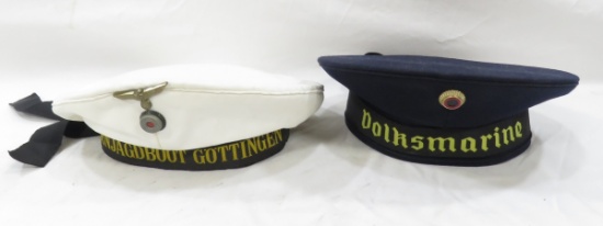 Volksmarine & Mienjagdboot Gottingen Caps