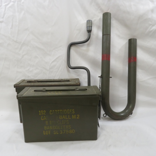 2 Ammo Cans and 2 Tools
