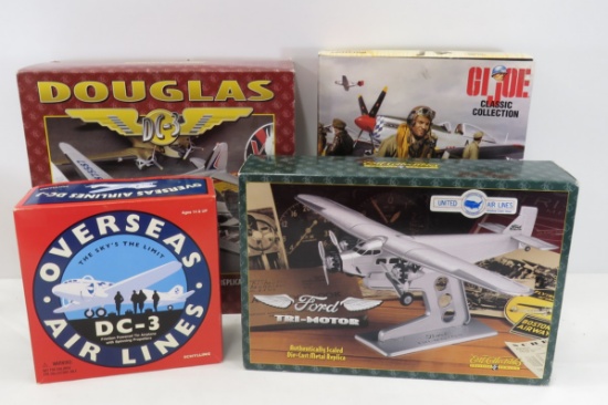 GI Joe Classic Collection 12" Doll NIB, Ertl Plane