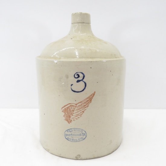 Red Wing 3 Gallon Pottery Jug Red Wing Minnesota