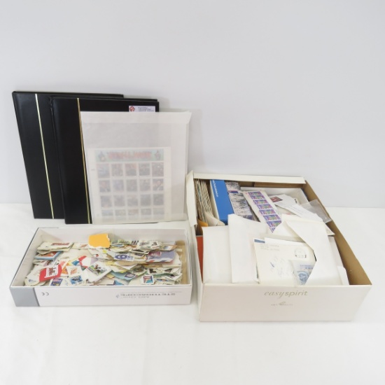 Stamp Collection, Misc Used US & Foreign Stamps