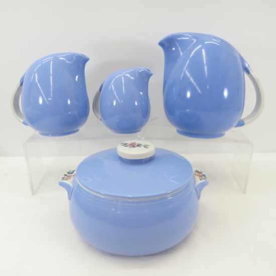 Hall "Rose Parade" Kitchenware Pitchers, Casserole
