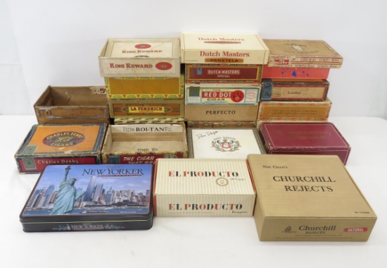Collection of Cigar Boxes