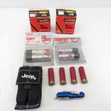 30+ rds 20 GA ammo, BB Guns and knives