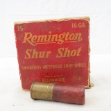 24 shots 16 GA Remington Shur Shot in Box
