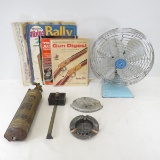 Table Fan, Gun Digest, Extinguisher & More