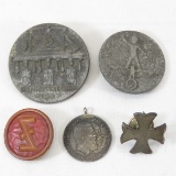 WWII German Hitler Youth & other tinnies