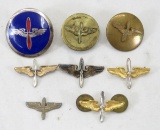 WWII US Army Air Force Insignia & Collar Tabs