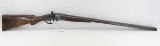 Antique W. Richards & Co 12 GA SxS Shotgun