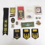 Vintage Japanese Navy insignia & patches