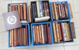 6 Crates of Leather Bound Books
