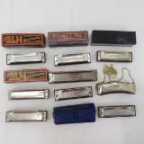 Hohner GLH, Pocket Pal, Blues Harp and others