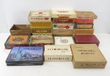 Collection of Cigar Boxes