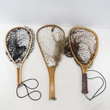 3 Vintage Fishing Nets