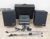 Peavey 600S Stereo Mixer, Speakers, Microphones