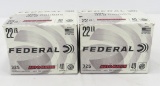 650 rds Federal .22 LR Ammunition sealed