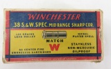 47 rounds assorted .38S&W Match