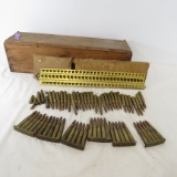Japanese 7.7 Machine Gun Ammunition - corroded