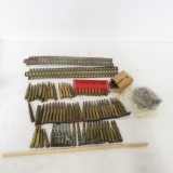 Assorted Military Rifle ammo & brass