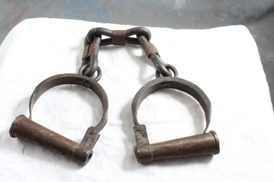 Old Leg Irons, Shackles or Hand Cuffs