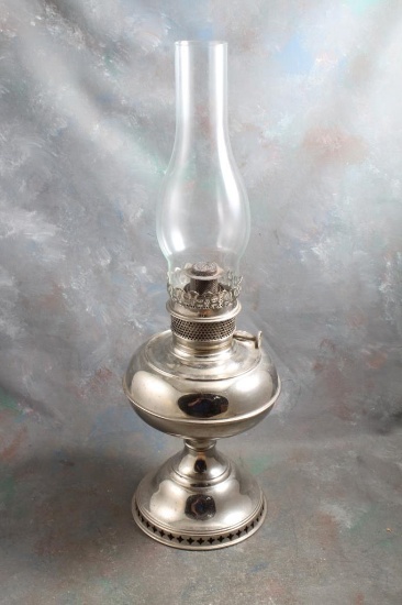 Antique RAYO Oil Lamp 21" Tall