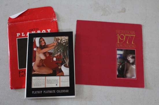 2 Nude Calendars1977 Penthouse & 1970 Playboy