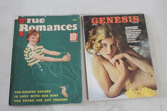 1936 True Romances & 1974 Genesis Magazines