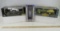 2 Diecast 1:18 Car Models & Gas Pump in Boxes