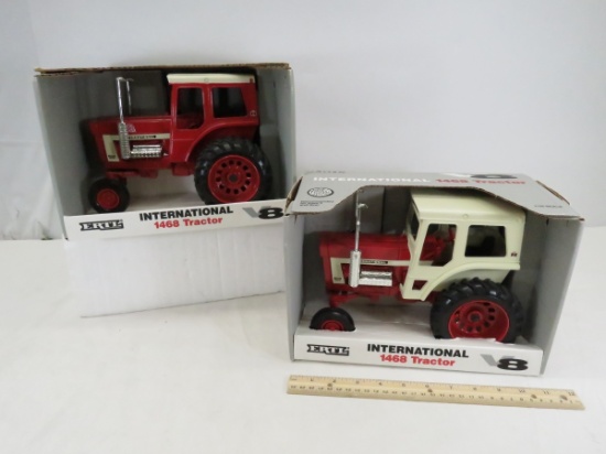2 ERTL V8 International 1468 Tractors 1:16 NIB