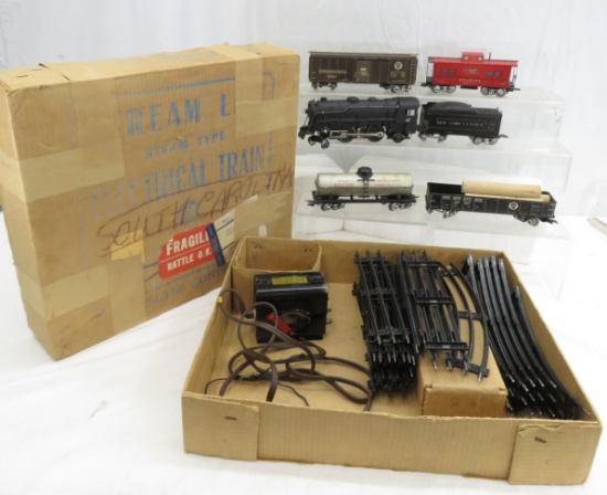 Antique Marx Marlines Electric Train Set in box