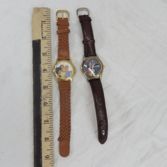 2 Disney Pocahontas Watches- 1 musical