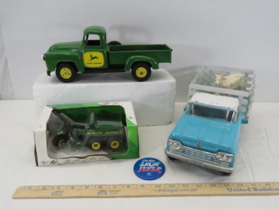 Nylint Ranch Truck, John Deere Truck & AMT 600