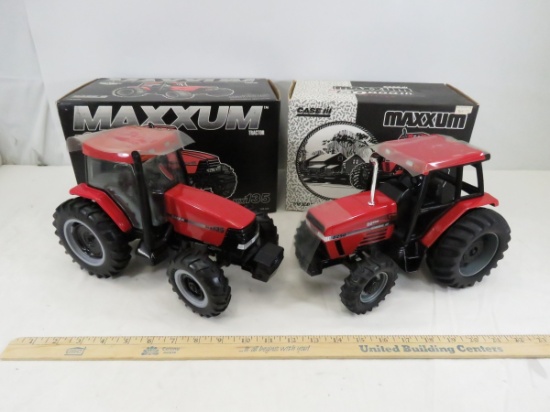 2 ERTL CASE IH 1:16 scale Tractors NIB