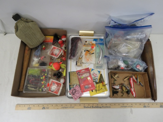 Vintage Fishing Lures, Canteen and more