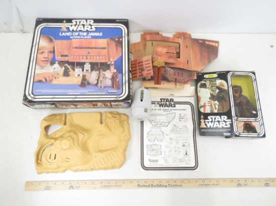Star Wars Land of Jawas Playset & 8" Jawa in boxes